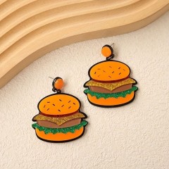 Burger Earring